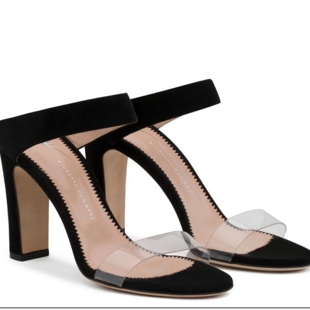 Giuseppe Zanotto Clear Strap Sandals Sz 38
